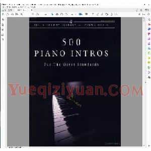 500首伟大标准曲钢琴前奏(施坦威钢琴图书馆系列)_钢琴曲谱教程电子书