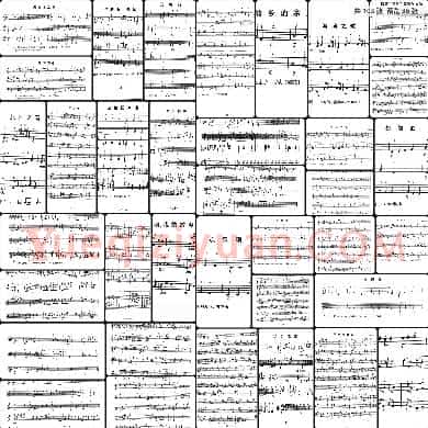 电子琴谱 简单乐曲五线谱