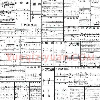 电子琴谱 入门20节课的曲子图片